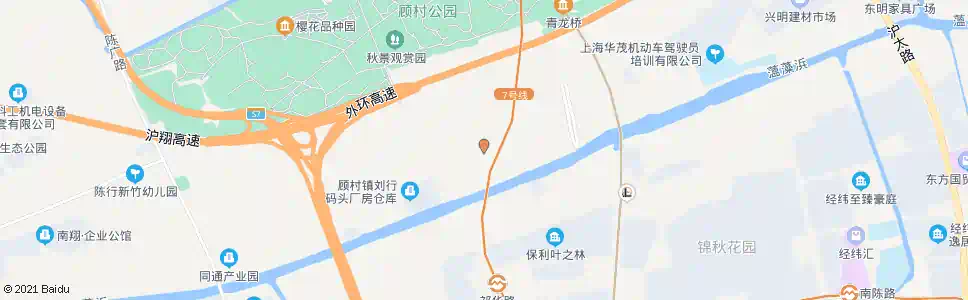 上海沈杨村_公交站地图_上海公交_妙搜公交查询2025