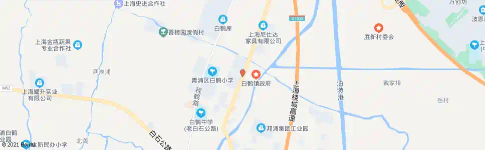 上海鹤祥路外青松公路_公交站地图_上海公交_妙搜公交查询2025