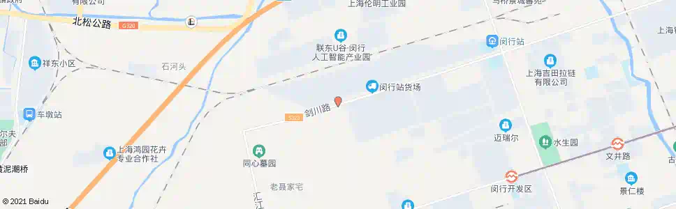 上海中心路剑川路_公交站地图_上海公交_妙搜公交查询2025