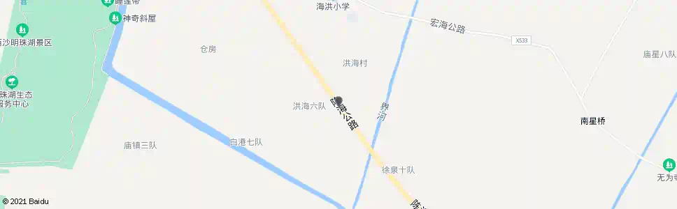 上海洪海村_公交站地图_上海公交_妙搜公交查询2025