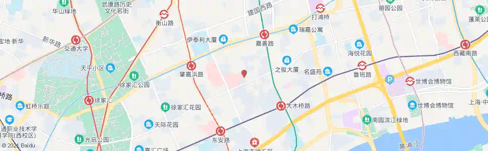 上海小木桥路斜土路_公交站地图_上海公交_妙搜公交查询2025