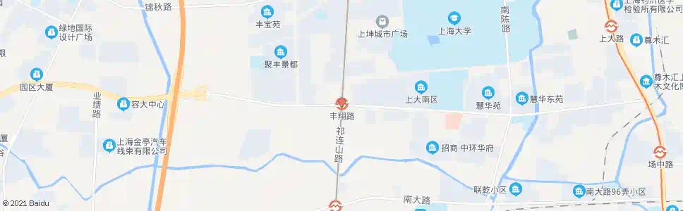 上海祁连山路丰翔路_公交站地图_上海公交_妙搜公交查询2025