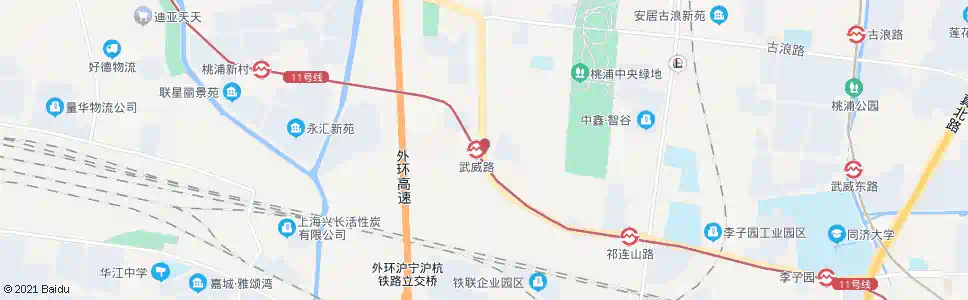 上海真南路武威路_公交站地图_上海公交_妙搜公交查询2025