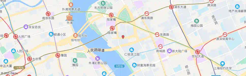 上海东泰路陆家嘴环路_公交站地图_上海公交_妙搜公交查询2025