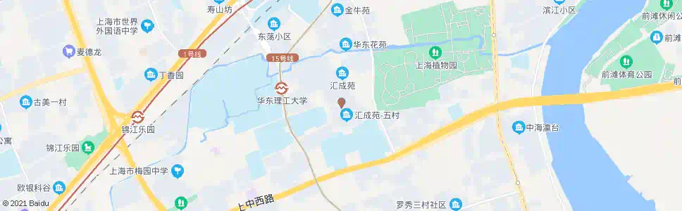 上海汇成新村_公交站地图_上海公交_妙搜公交查询2025