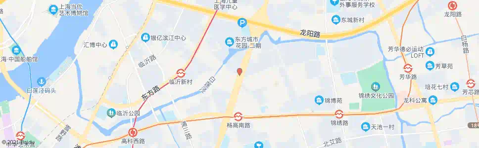 上海杨高南路严杨路_公交站地图_上海公交_妙搜公交查询2025