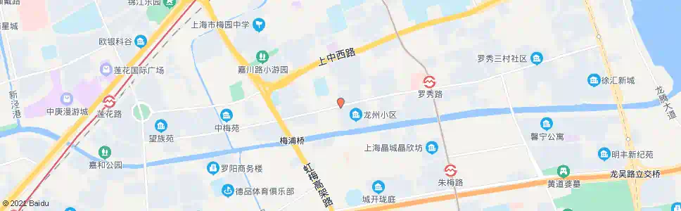 上海龙州路罗秀路_公交站地图_上海公交_妙搜公交查询2025