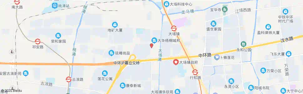 上海真华路华和路_公交站地图_上海公交_妙搜公交查询2025