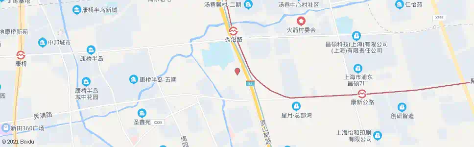上海沿南村_公交站地图_上海公交_妙搜公交查询2025