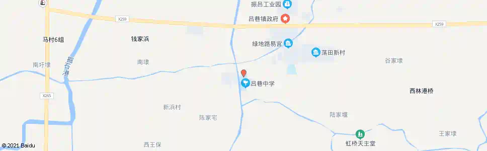 上海吕巷小学_公交站地图_上海公交_妙搜公交查询2025