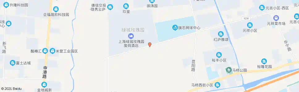 上海元江路中青路_公交站地图_上海公交_妙搜公交查询2025