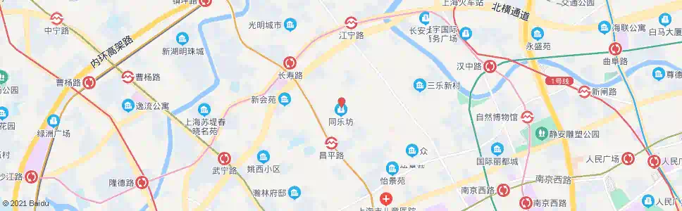 上海海防路西康路_公交站地图_上海公交_妙搜公交查询2025