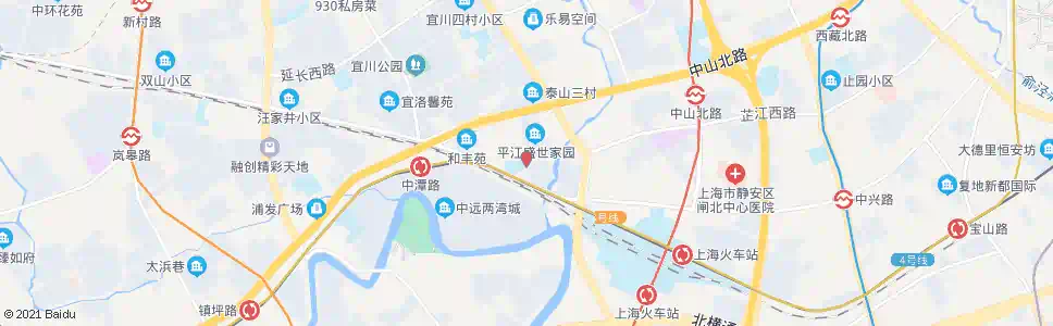 上海平江小区_公交站地图_上海公交_妙搜公交查询2025