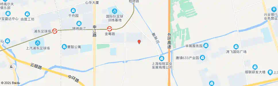上海金葵路金槐路_公交站地图_上海公交_妙搜公交查询2025