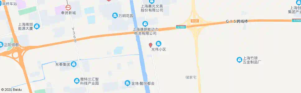 上海光明_公交站地图_上海公交_妙搜公交查询2025