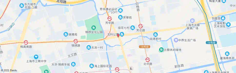 上海沪南路高科西路(北蔡)_公交站地图_上海公交_妙搜公交查询2025