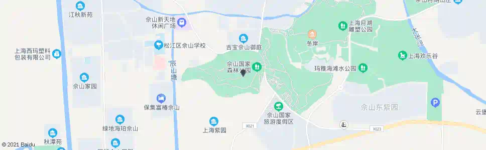 上海佘山天文台(外青松公路环山路)_公交站地图_上海公交_妙搜公交查询2025
