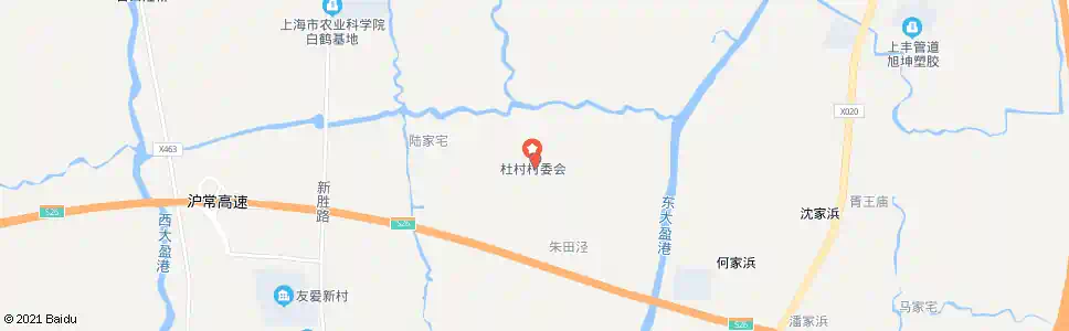 上海杜村路杜村_公交站地图_上海公交_妙搜公交查询2025