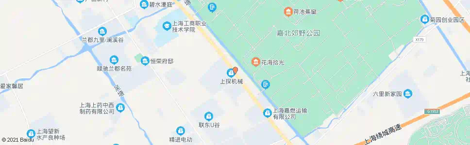 上海冈峰村_公交站地图_上海公交_妙搜公交查询2025