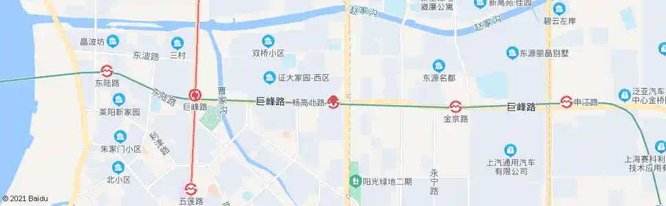 上海夏碧路杨高北路_公交站地图_上海公交_妙搜公交查询2025