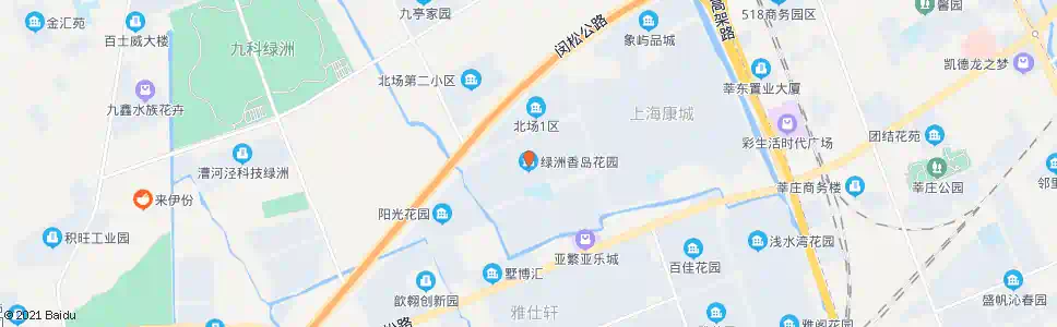 上海绿洲香岛花园(招呼站)_公交站地图_上海公交_妙搜公交查询2025