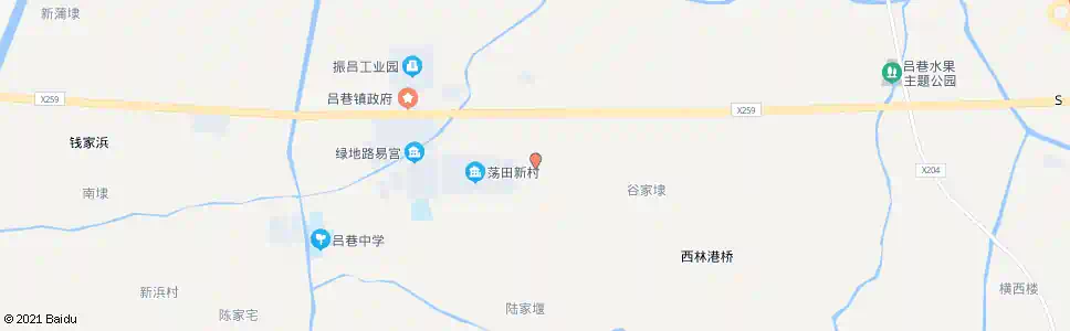 上海荡田村_公交站地图_上海公交_妙搜公交查询2025