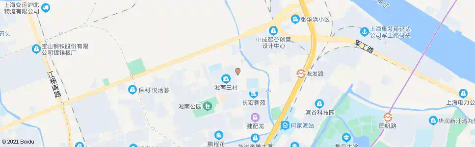 上海淞南四村_公交站地图_上海公交_妙搜公交查询2025