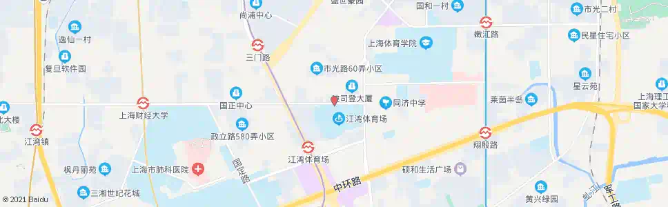 上海市光路政立路_公交站地图_上海公交_妙搜公交查询2025