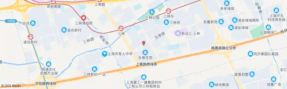 上海尚博路永泰路_公交站地图_上海公交_妙搜公交查询2025