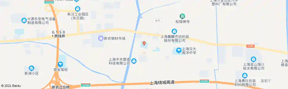 上海松隐中学_公交站地图_上海公交_妙搜公交查询2025