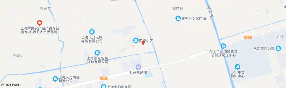 上海邬桥社区_公交站地图_上海公交_妙搜公交查询2025
