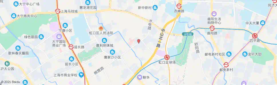 上海水电路同心路_公交站地图_上海公交_妙搜公交查询2025