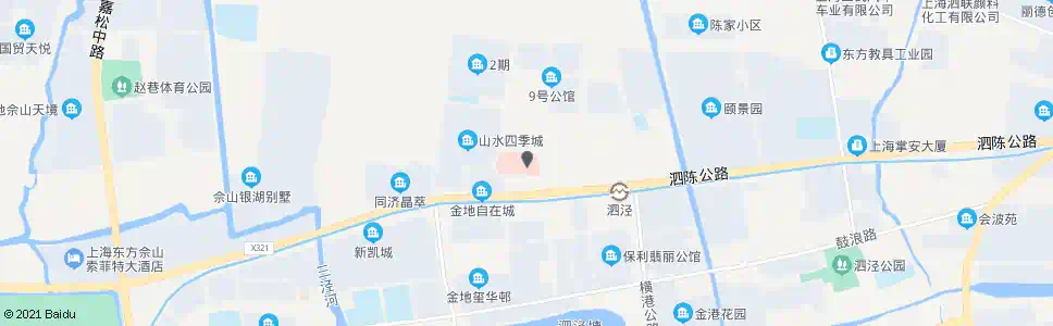 上海泗泾医院_公交站地图_上海公交_妙搜公交查询2025