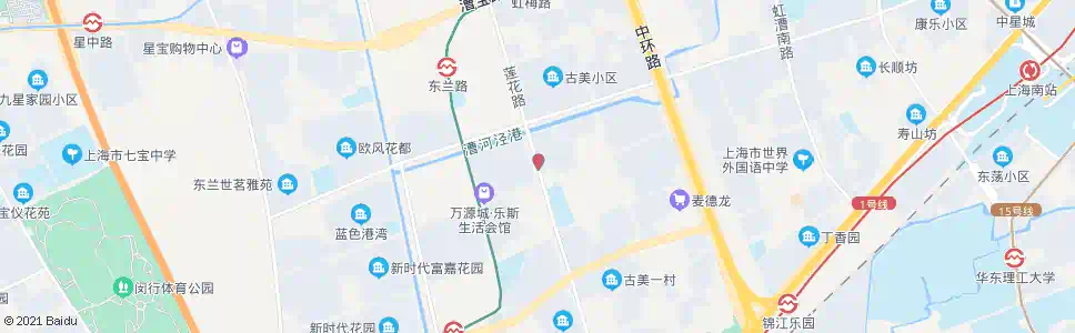 上海莲花路古龙路_公交站地图_上海公交_妙搜公交查询2025