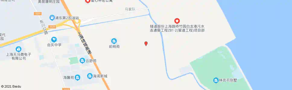 上海前哨二队_公交站地图_上海公交_妙搜公交查询2025