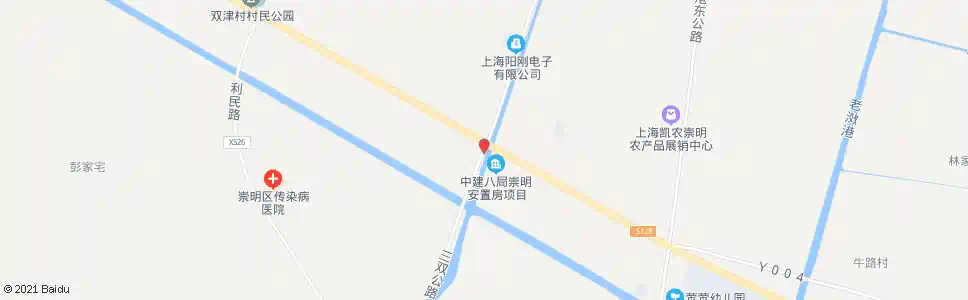 上海中双港_公交站地图_上海公交_妙搜公交查询2025