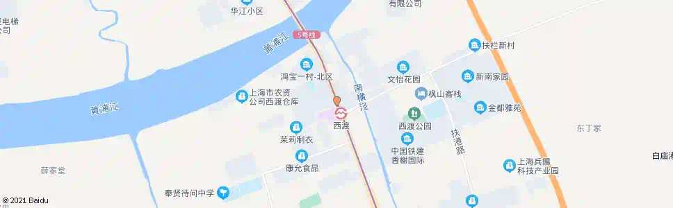 上海西渡菜场_公交站地图_上海公交_妙搜公交查询2025