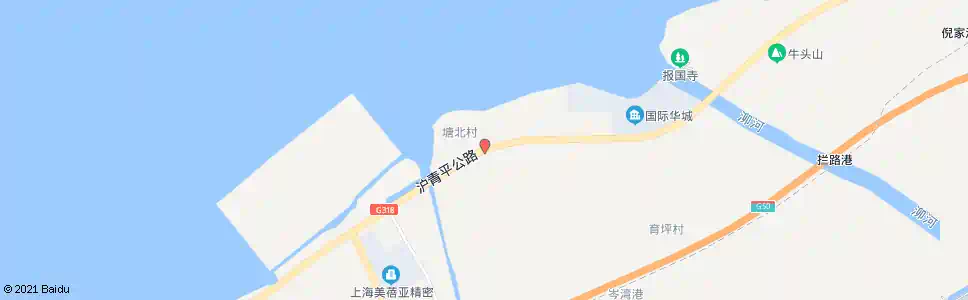 上海沪青平公路塘北_公交站地图_上海公交_妙搜公交查询2025