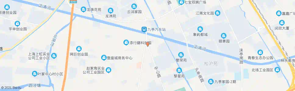 上海中心路九新公路_公交站地图_上海公交_妙搜公交查询2025