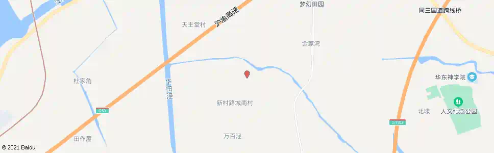 上海新村路泰来村_公交站地图_上海公交_妙搜公交查询2025