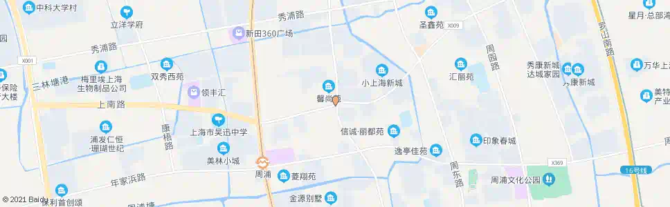上海上南路康沈路_公交站地图_上海公交_妙搜公交查询2025