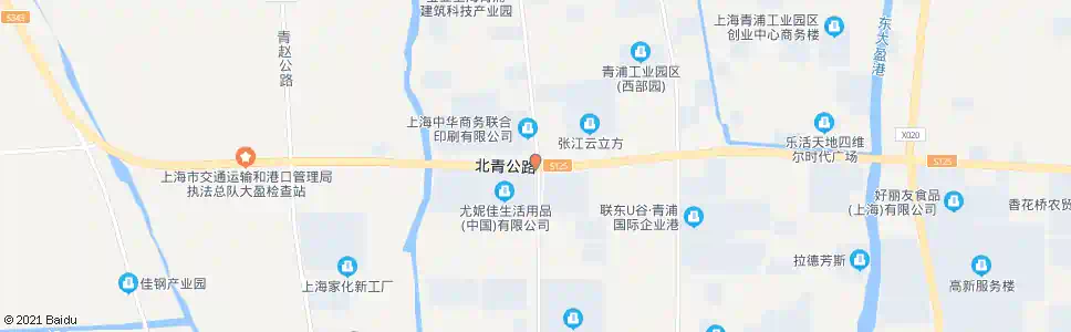 上海漕盈路北青公路_公交站地图_上海公交_妙搜公交查询2025