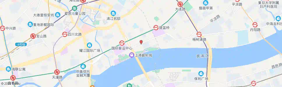 上海东大名路高阳路_公交站地图_上海公交_妙搜公交查询2025