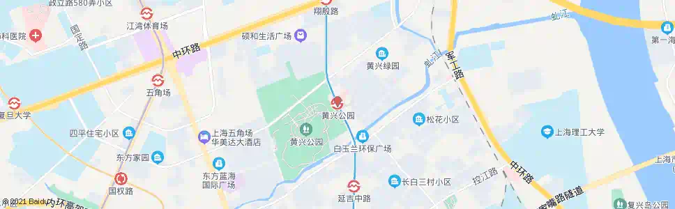 上海黄兴公园站_公交站地图_上海公交_妙搜公交查询2025