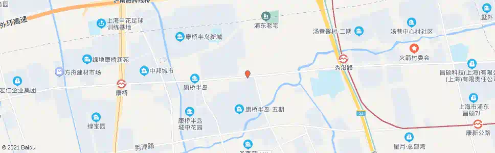 上海秀沿路周园路_公交站地图_上海公交_妙搜公交查询2025