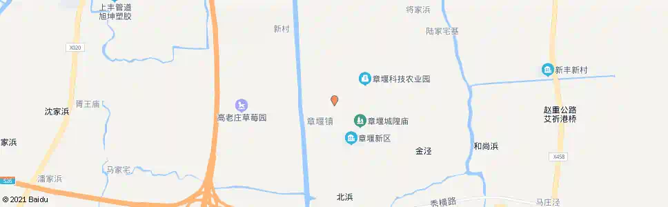 上海章堰村车站_公交站地图_上海公交_妙搜公交查询2025