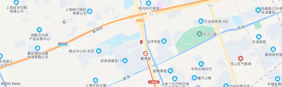 上海杨北路蕰川路_公交站地图_上海公交_妙搜公交查询2025