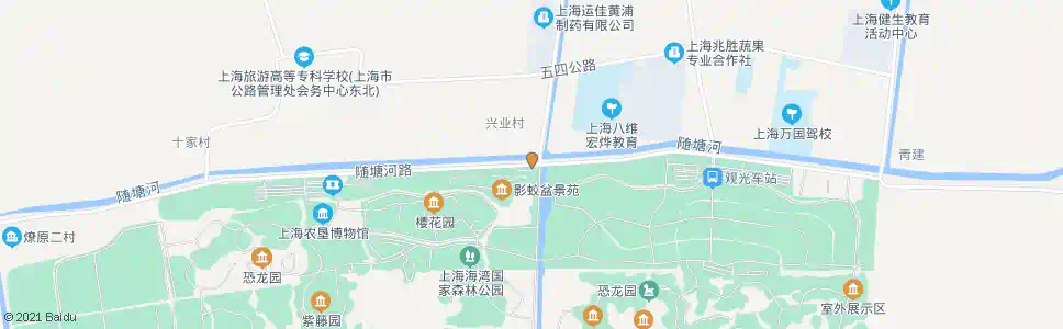 上海随塘河路洪朱公路_公交站地图_上海公交_妙搜公交查询2025