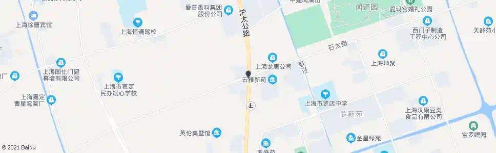 上海沪太公路石太路_公交站地图_上海公交_妙搜公交查询2025