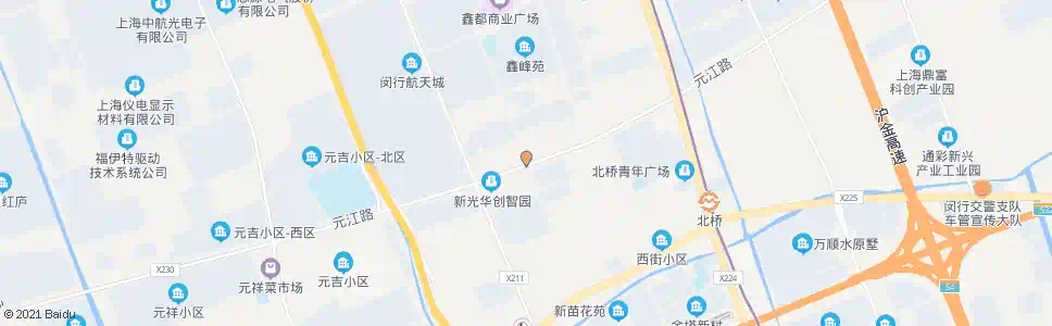 上海新源路元江路_公交站地图_上海公交_妙搜公交查询2025